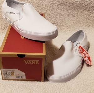 Brand new white vans